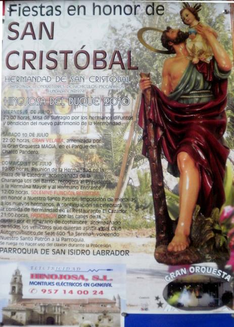Fiestas en honor de San Cristobal  